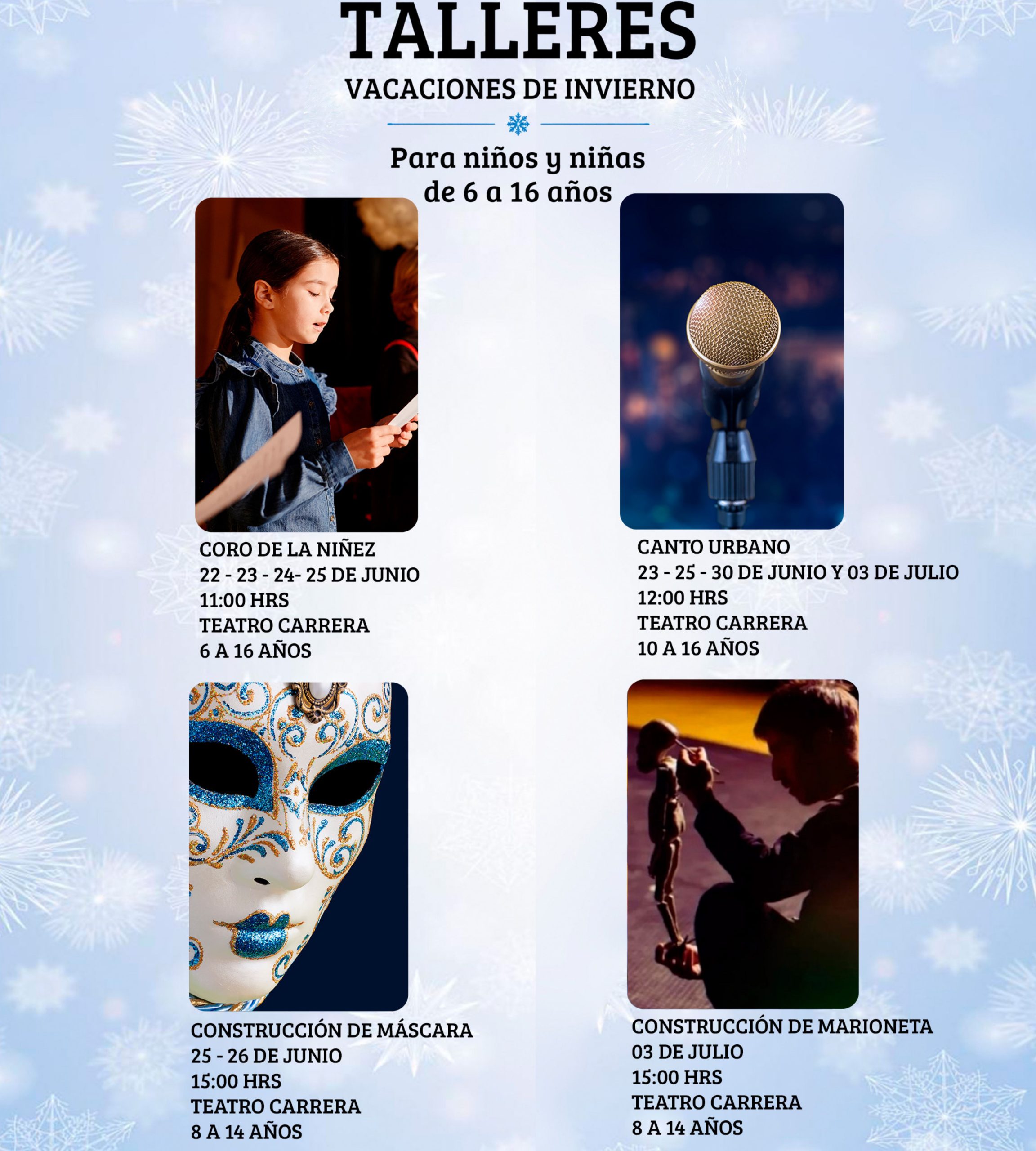 TALLERES DE INVIERNO - PAGINA WEB